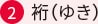裄(ゆき)