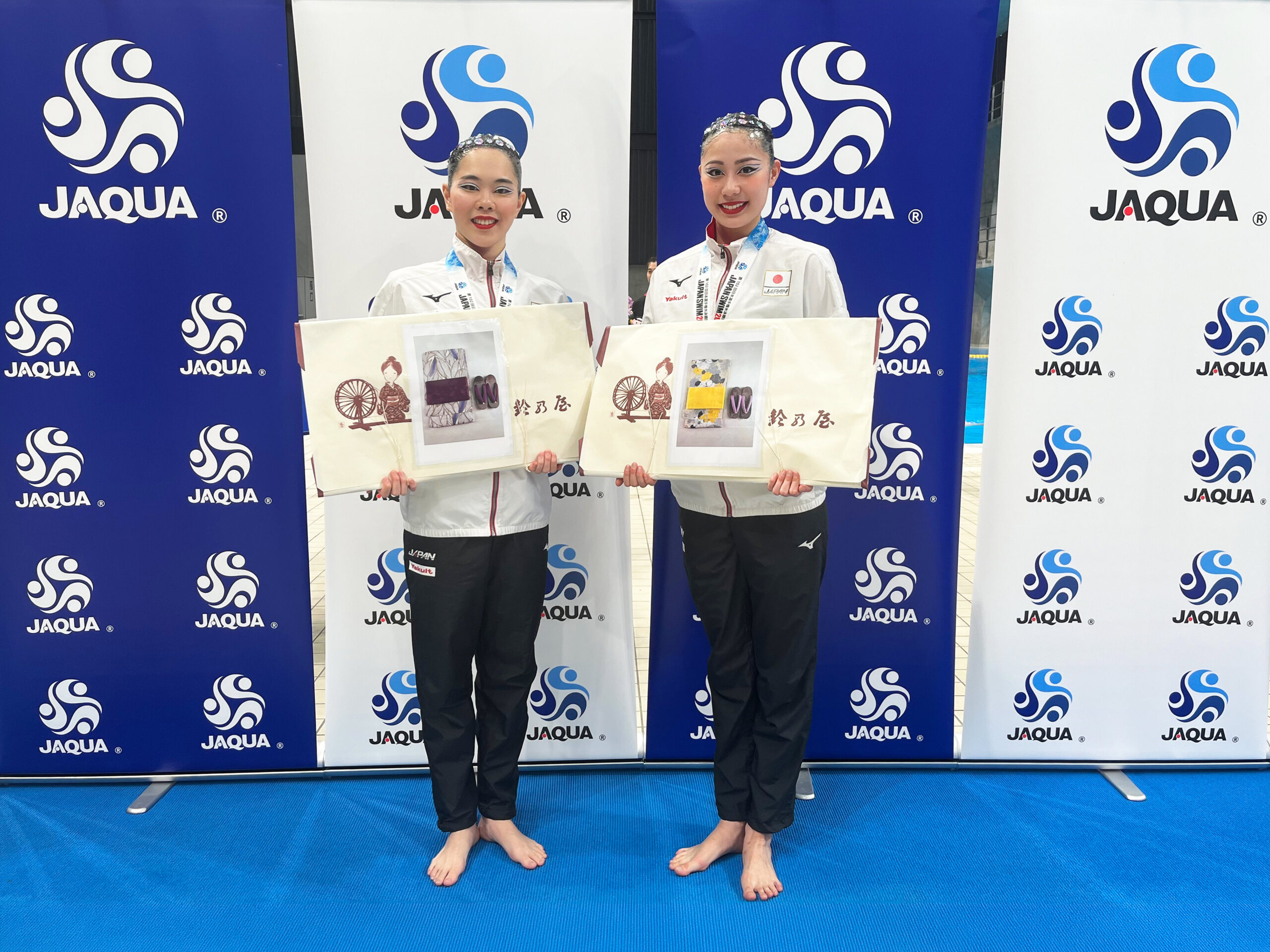 比嘉もえ選手、佐藤友花選手