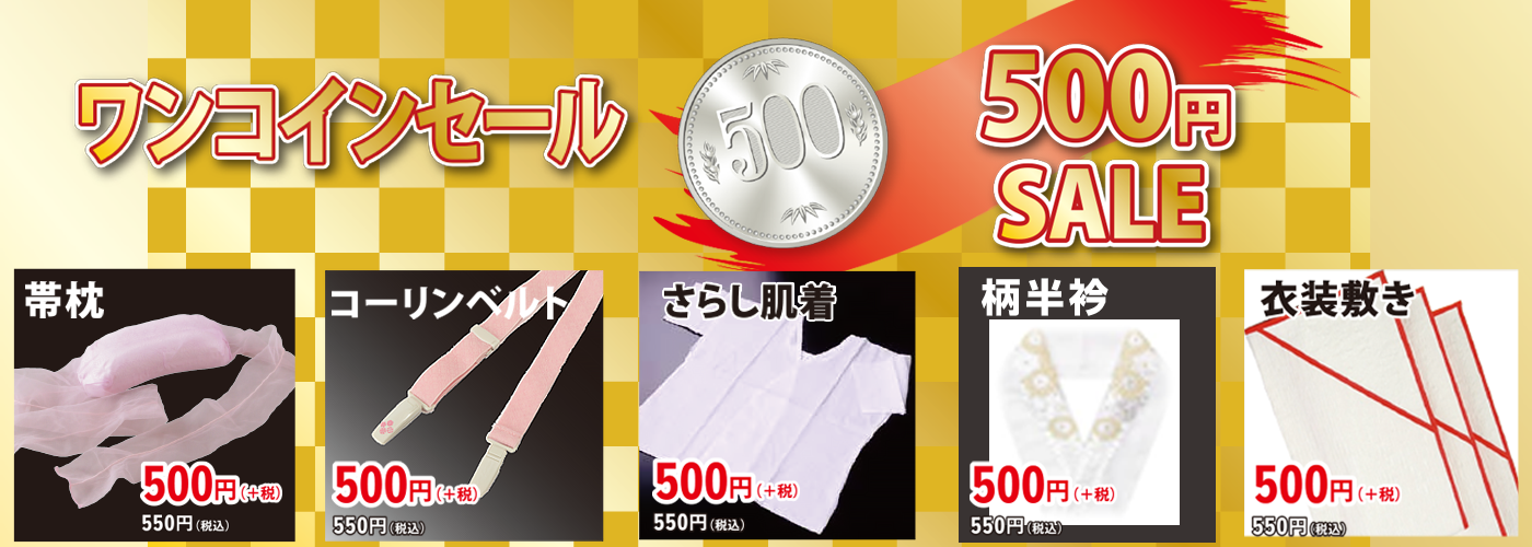 目玉商品の一部を公開ワンコイン１００円