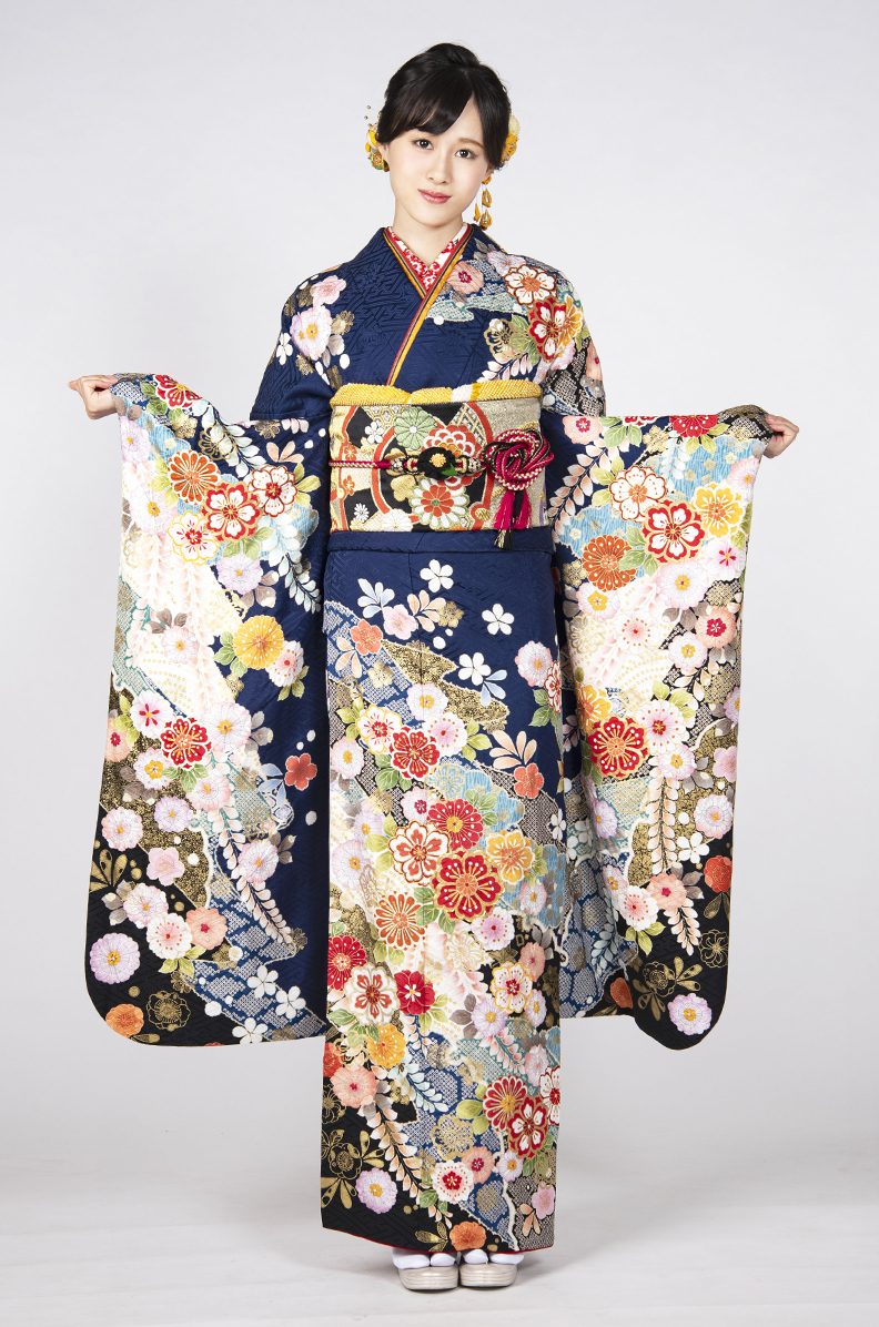 MK-1103】瑠璃紺色辻が花調古典柄 日本最大級の着物・振袖ネットワークのまるやま・京彩グループ
