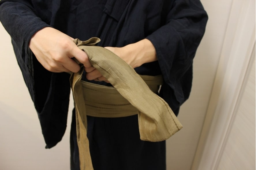 男性着付け