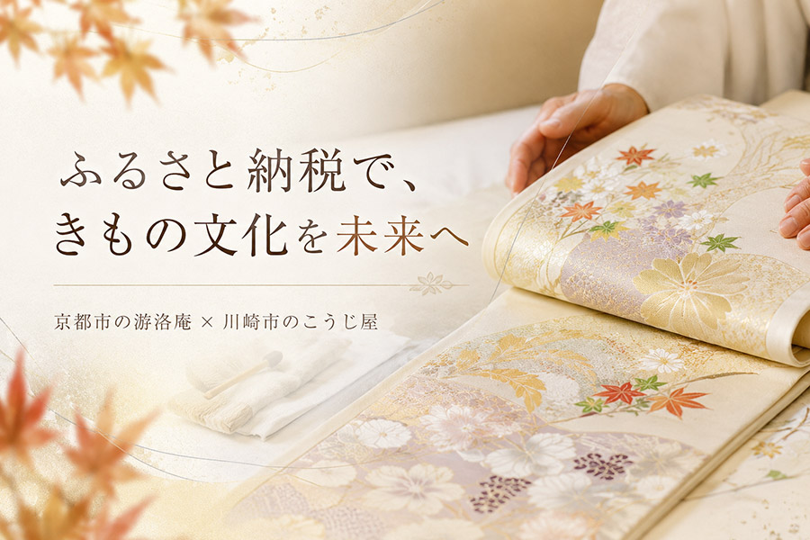 ふるさと納税で、きもの文化を未来へ