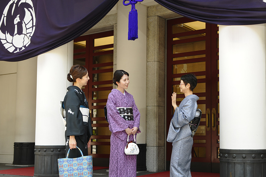 きもので歌舞伎座まいりましょう！― 歌舞伎座案内①